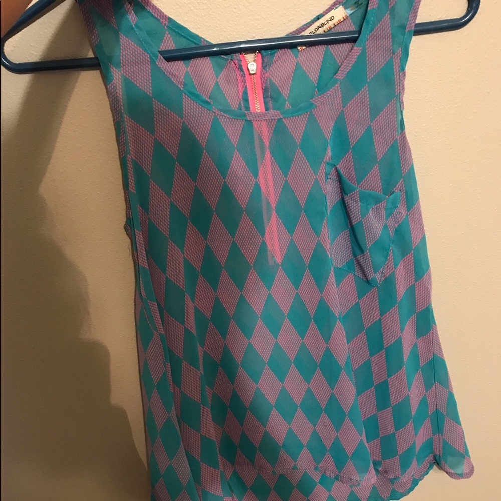 Patterned tank top