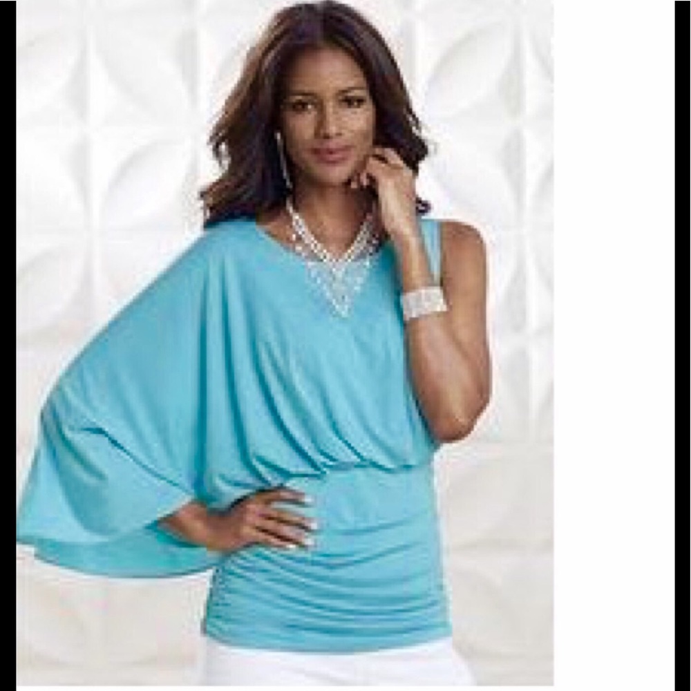 NEW K Jordan Cape sleeve top *PLUS 5X