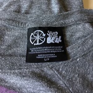 Recycled Karma Tops - Saved by the Bell Vintage look Tshirt Gray Small Recycled Karma Tops - Saved by the Bell Vintage look Tshirt Gray Small