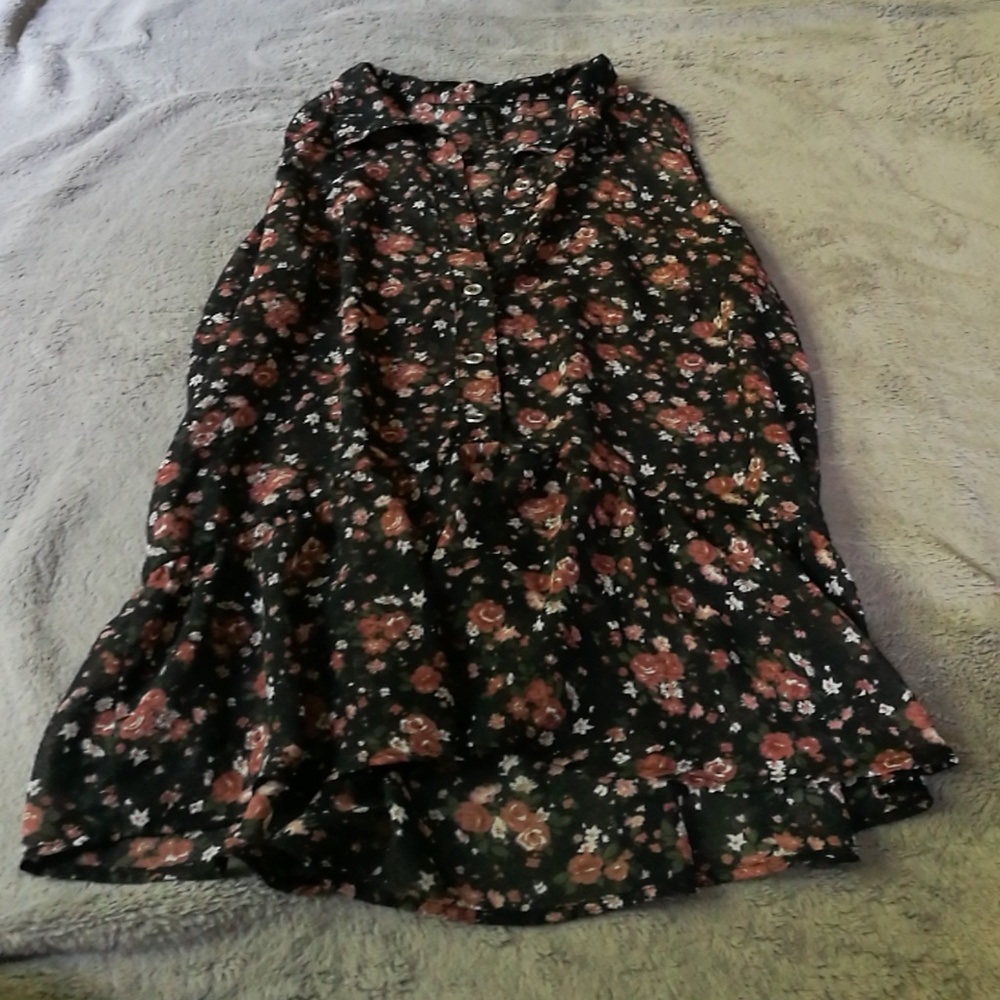 Floral Peplum Blouse