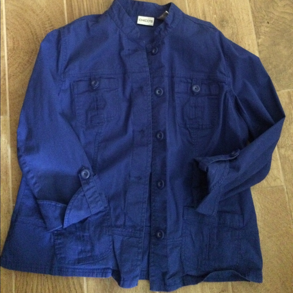 Chicos utility style cotton jacket