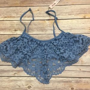 Victoria's Secret Eyelet Lace Pullover Bralette M