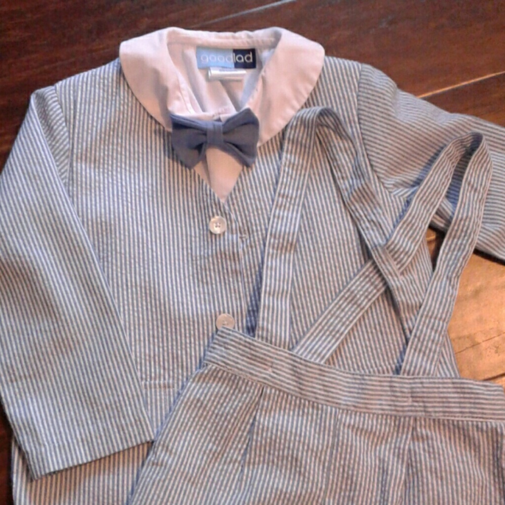 Toddler Seersucker short set