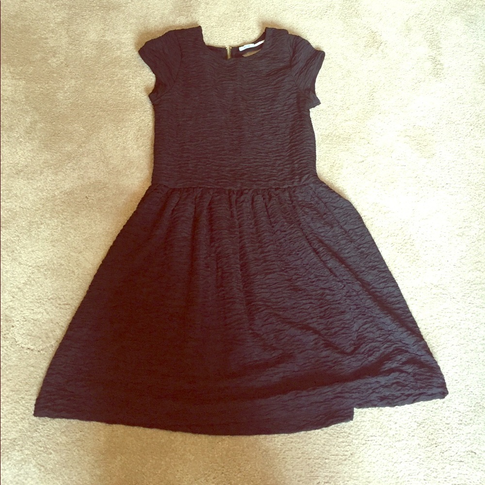 Black UO Kimchi Blue skater dress w/ cut out back