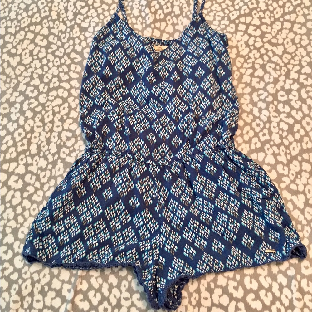 Hollister Patterned Romper