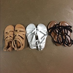 🏖Girls sz9 summer sandal bundle