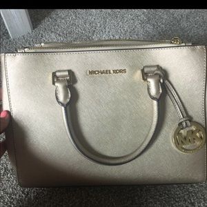 Gold Michael Kors Purse