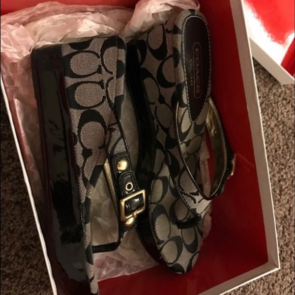 Coach wedges - Picture 1 of 3