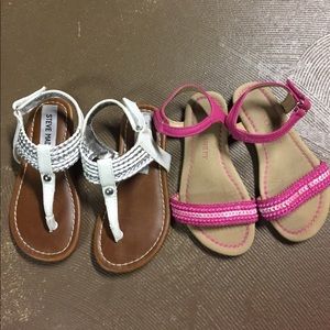 🏖Girls summer sandal bundle. Sz 8-8.5