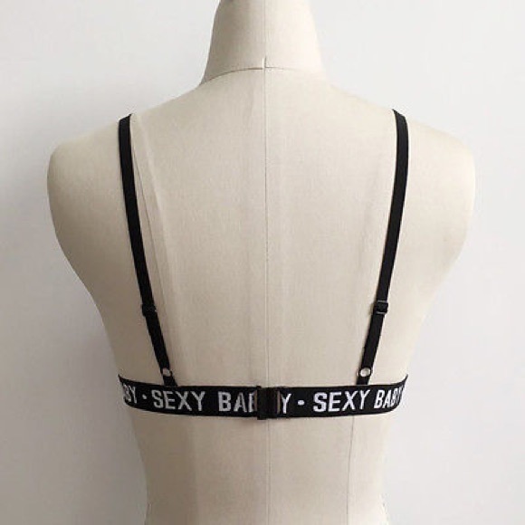 Last 3! Lace Rose Embroidered Bandage Bralette - Picture 5 of 6