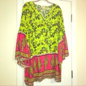 Never Worn Neon Swing Dress