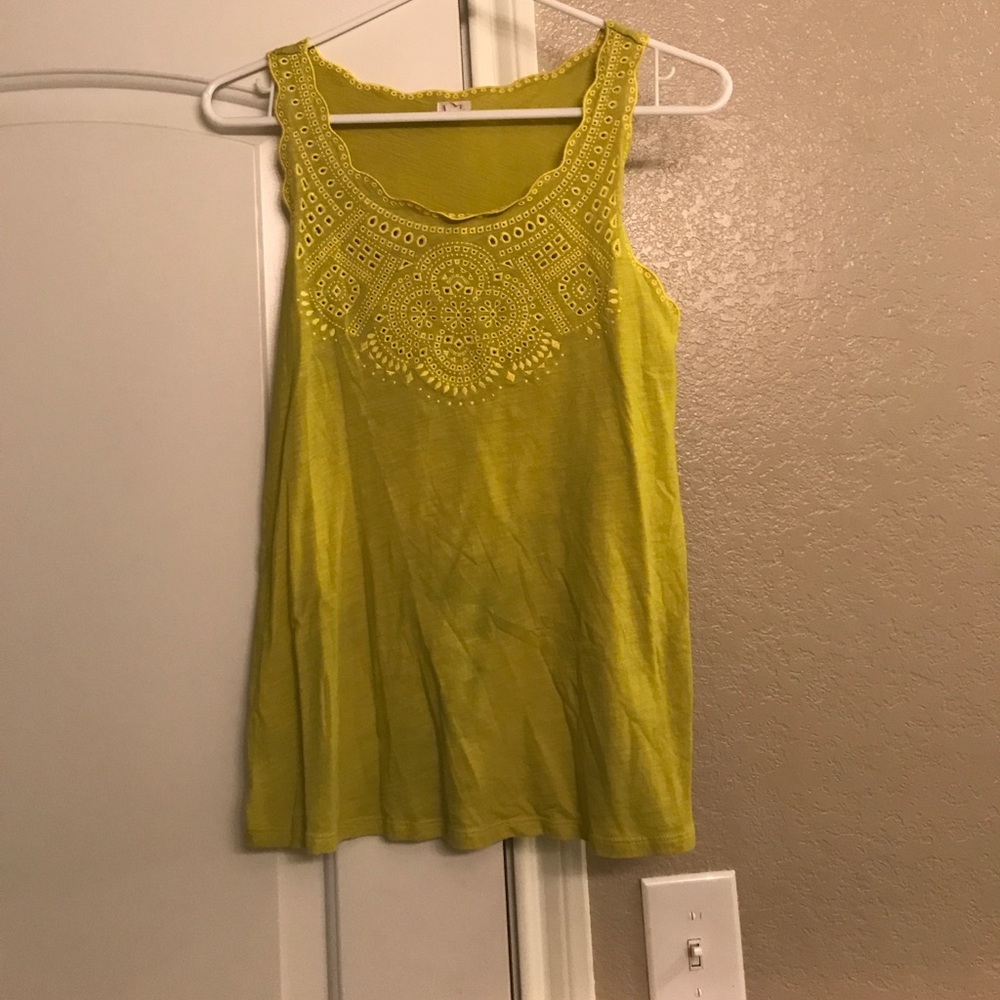 Lime Green JCrew Tank