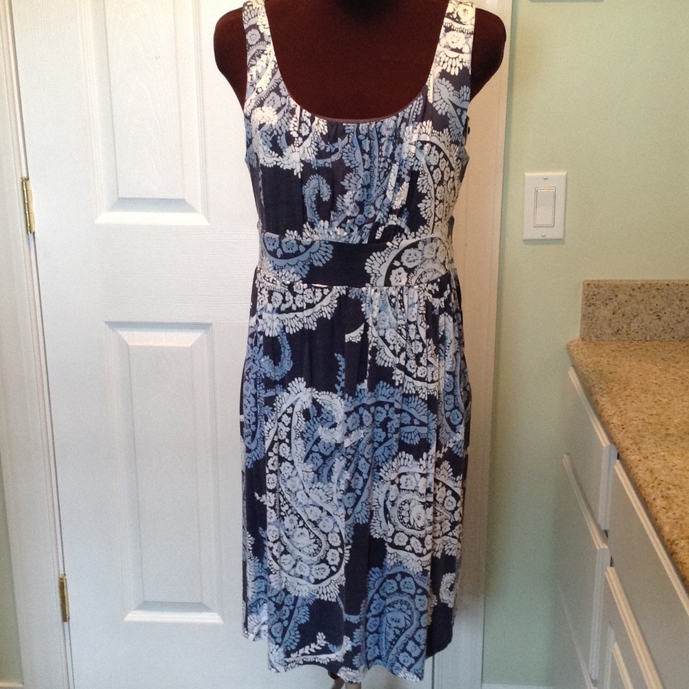 Blue sleeveless dress DROPPED PRICE!