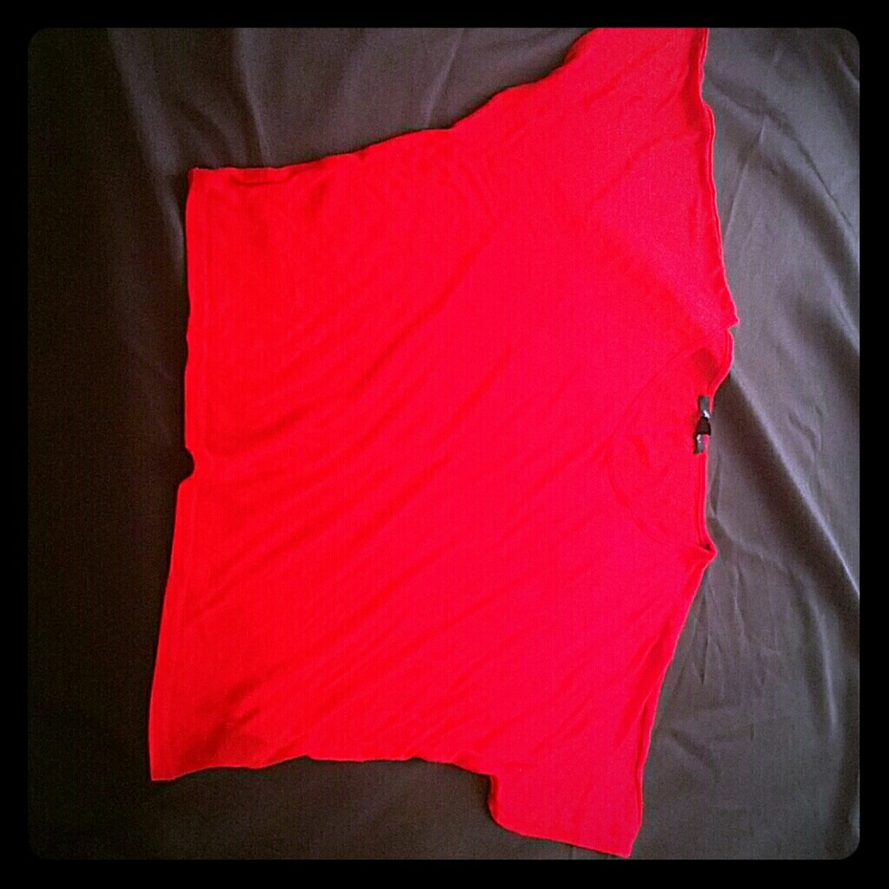 red Forever 21 crop top