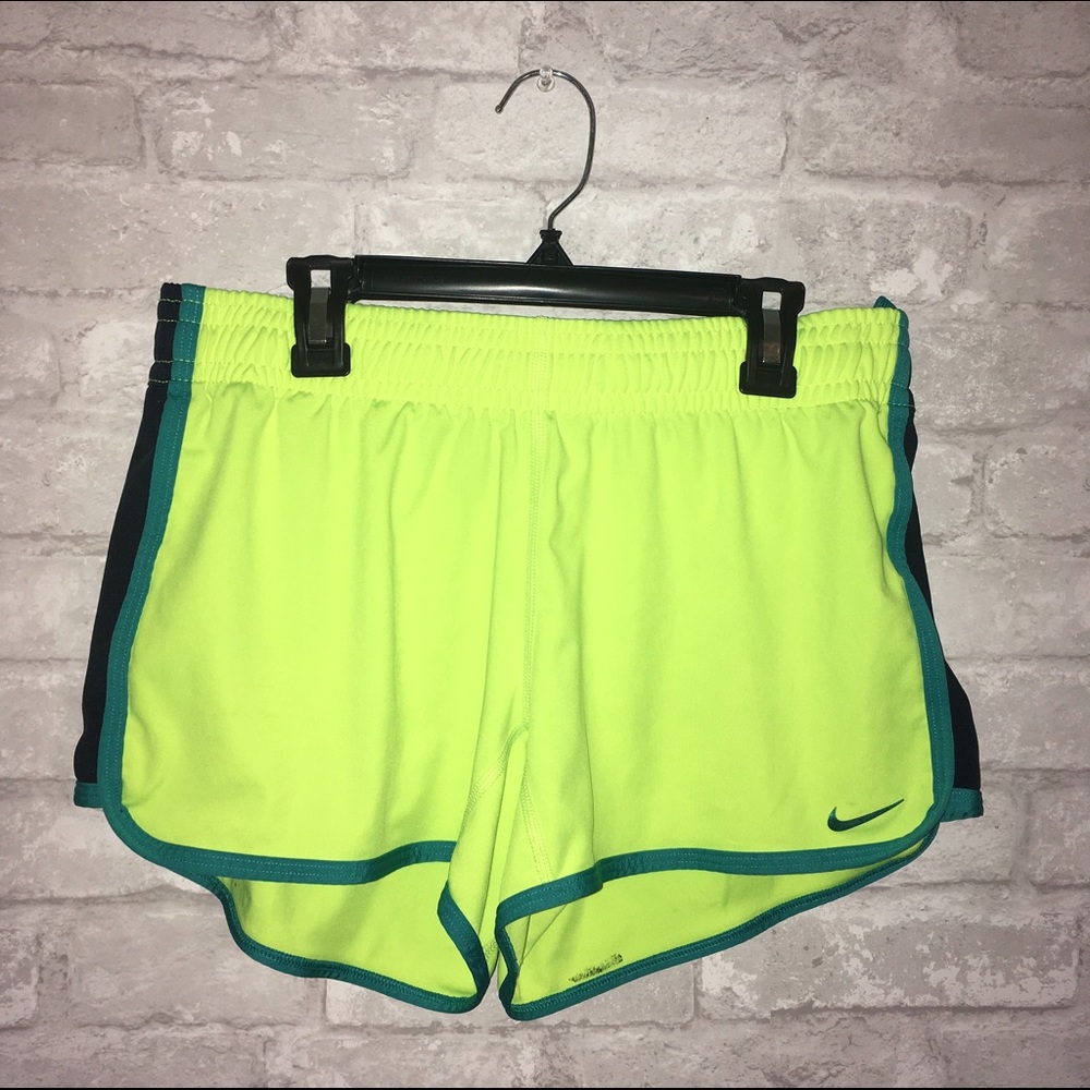 Neon Yellow Nike Shorts