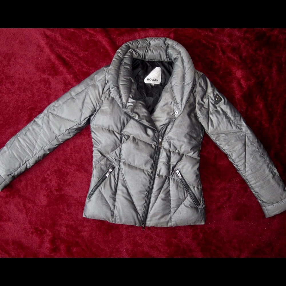 Hogan fall/winter graphite jacket