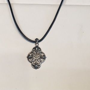 harley davidson cross necklace