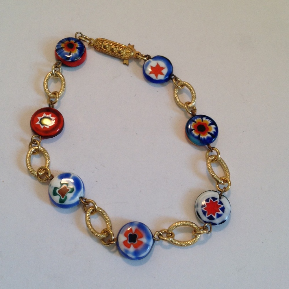 Vintage Millefiori bracelet