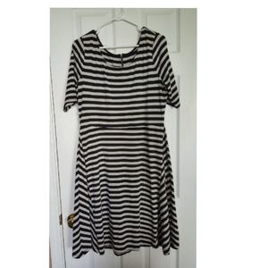 Black and White Stripe Dress