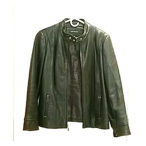 Jones New York woman's leather jacket
