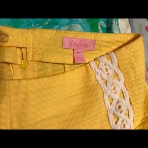 Lilly Pulitzer Liza Embroidered Shorts 000