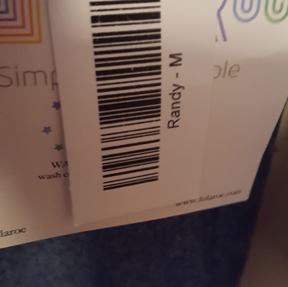 NWT LULAROE RANDY TOP M - Picture 3 of 4