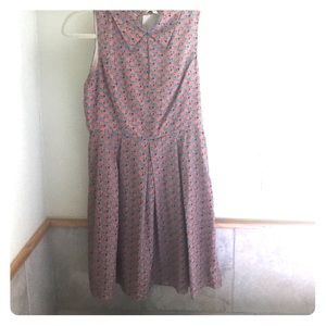 Elephant collared dress