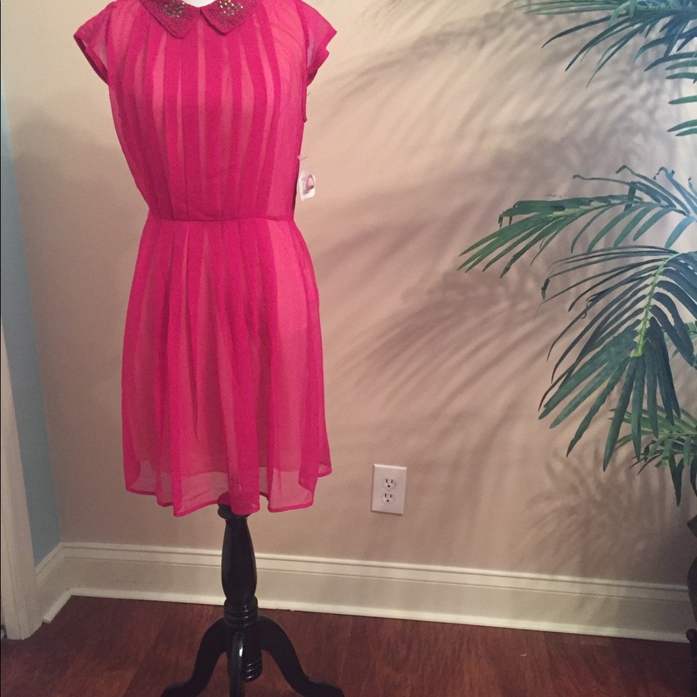 Pink/Fuchsia  dress size L