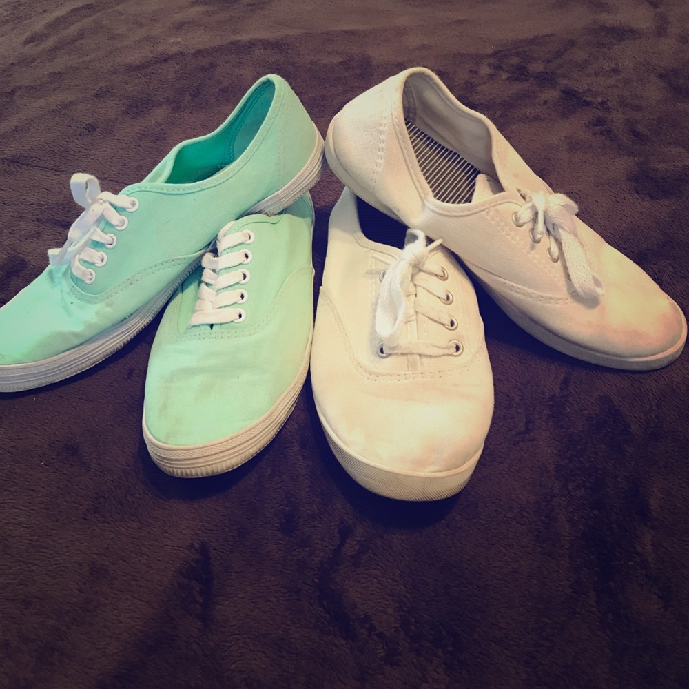 Two pairs of city sneakers