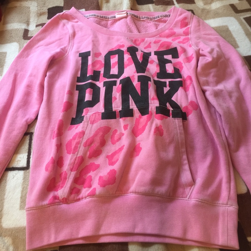 PINK. Sweatshirt Euc