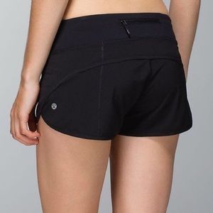 Lululemon Women's Speed Run Short Black