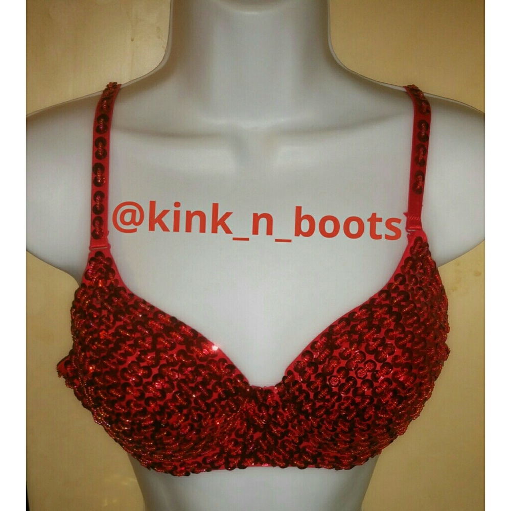 Sequin bra