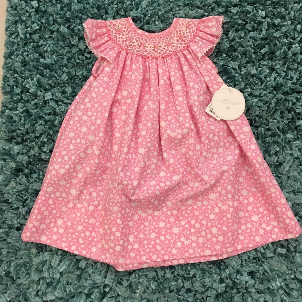 Pink little girls dress