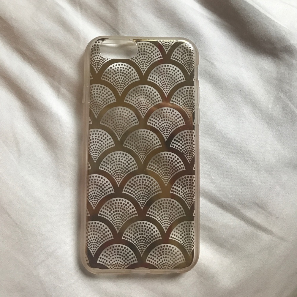 gold see through iphone 6 case