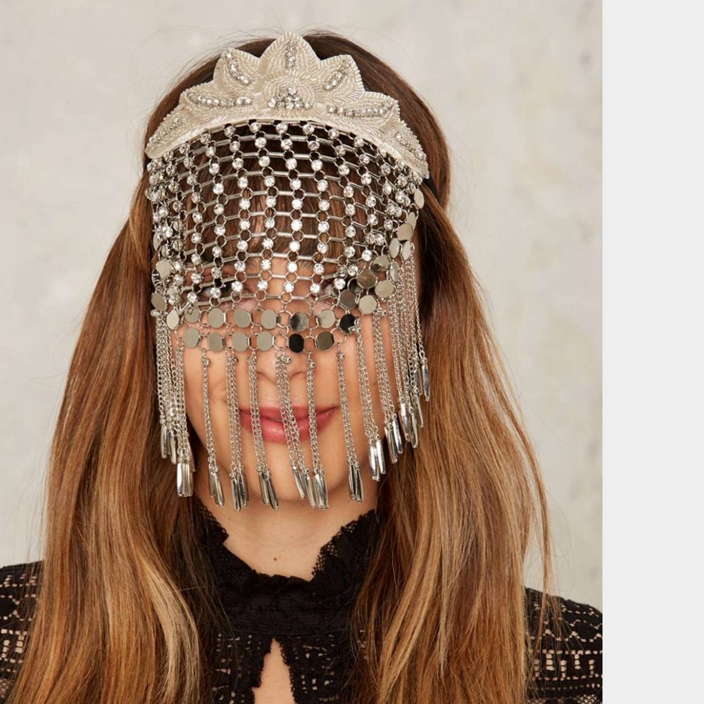 Nasty gal chain head piece.