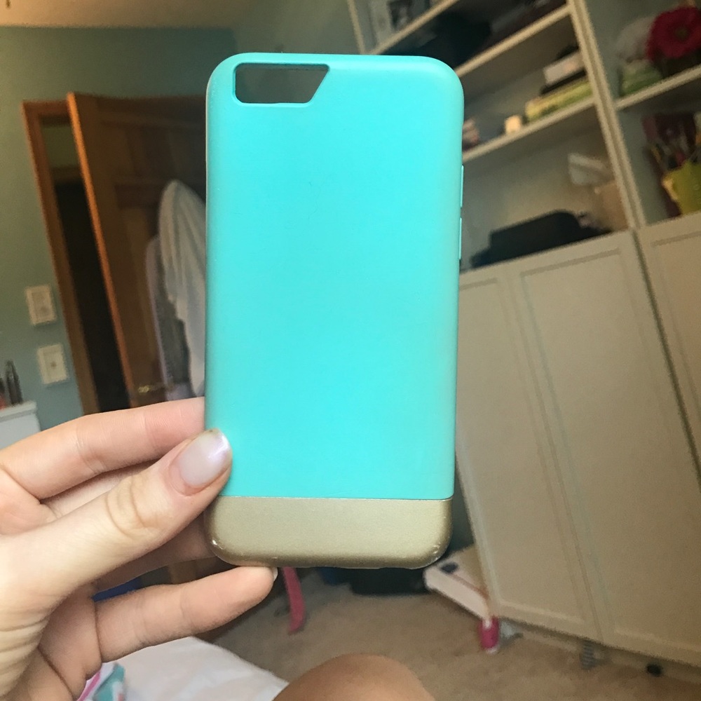mint & gold iphone 6 case