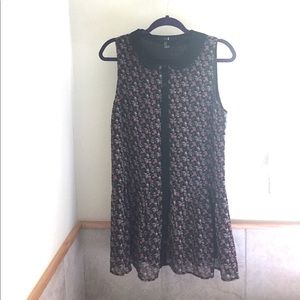 Button up floral dress