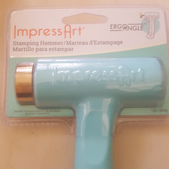 IMPRESSART METAL STAMPING HAMMER ERGO ANGLE HANDLE - Picture 2 of 3