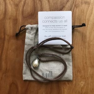 NWT J. Jill brown pearl drop necklace.