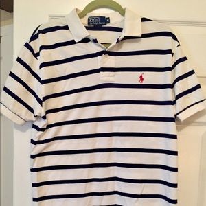 POLO shirt navy/white size medium