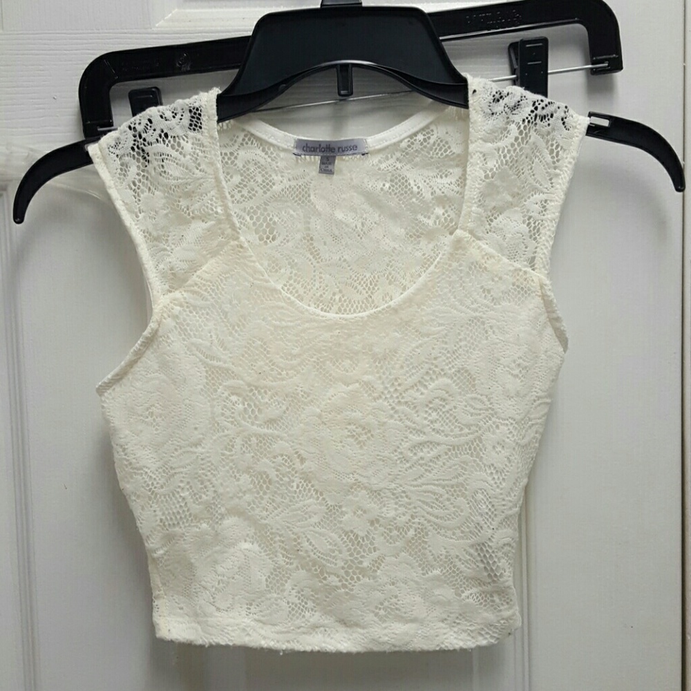 Lace crop top