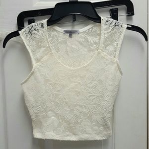 Lace crop top