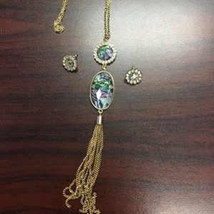 Necklace and earrings set