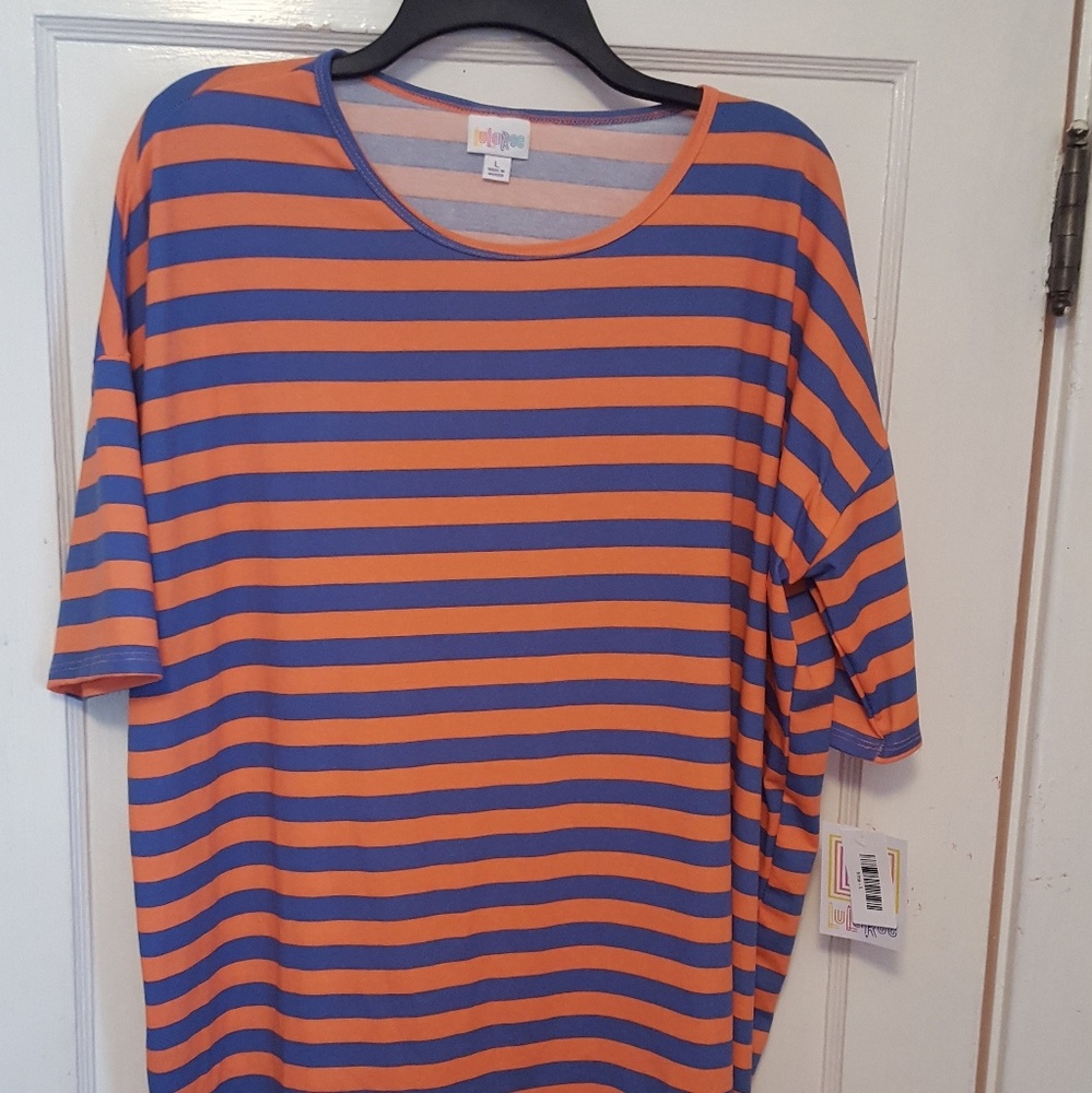 NWT LULAROE IRMA TOP GATORS FOOTBALL FANS L