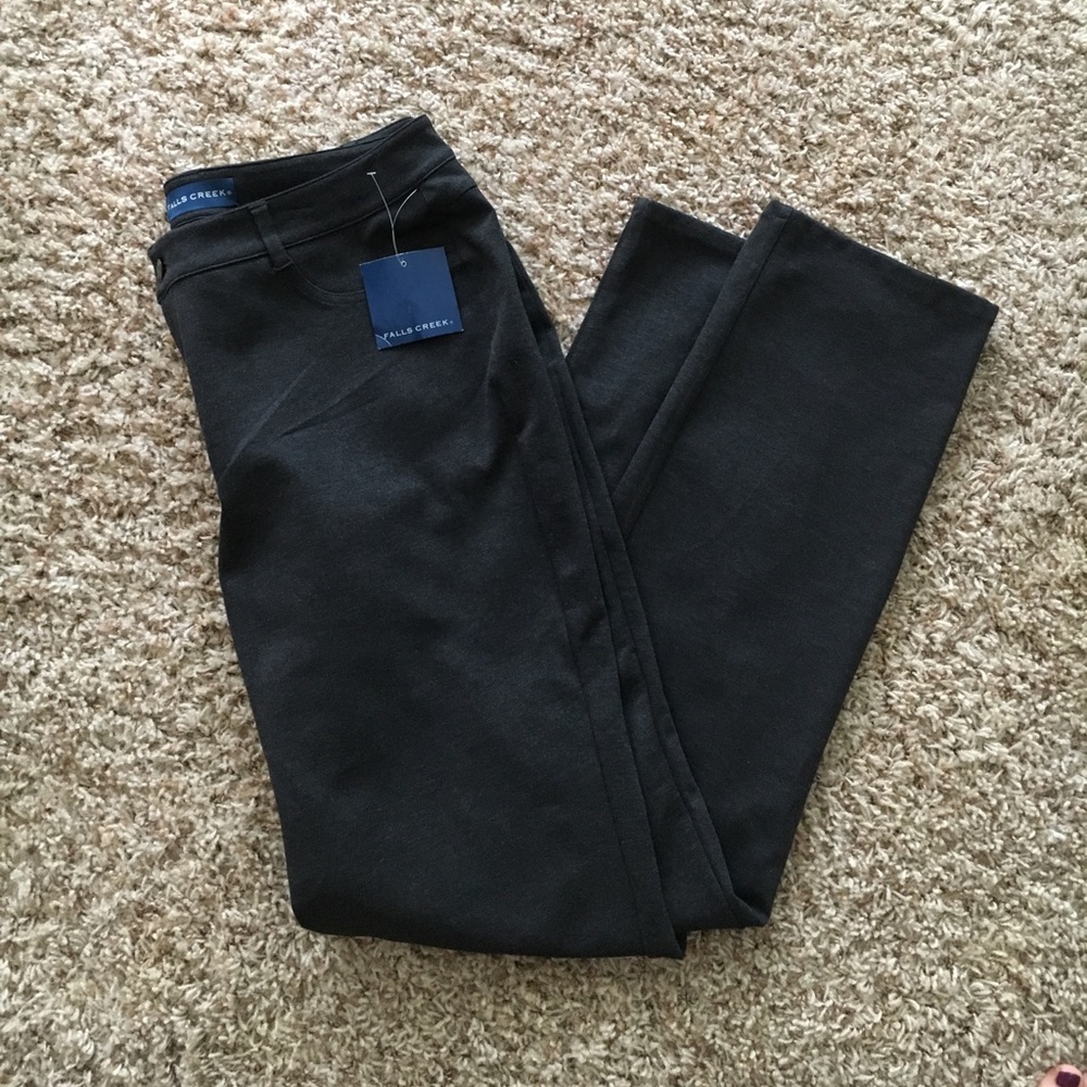 Charcoal gray dress pants