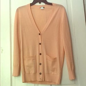 Peach colored J Crew Sweater