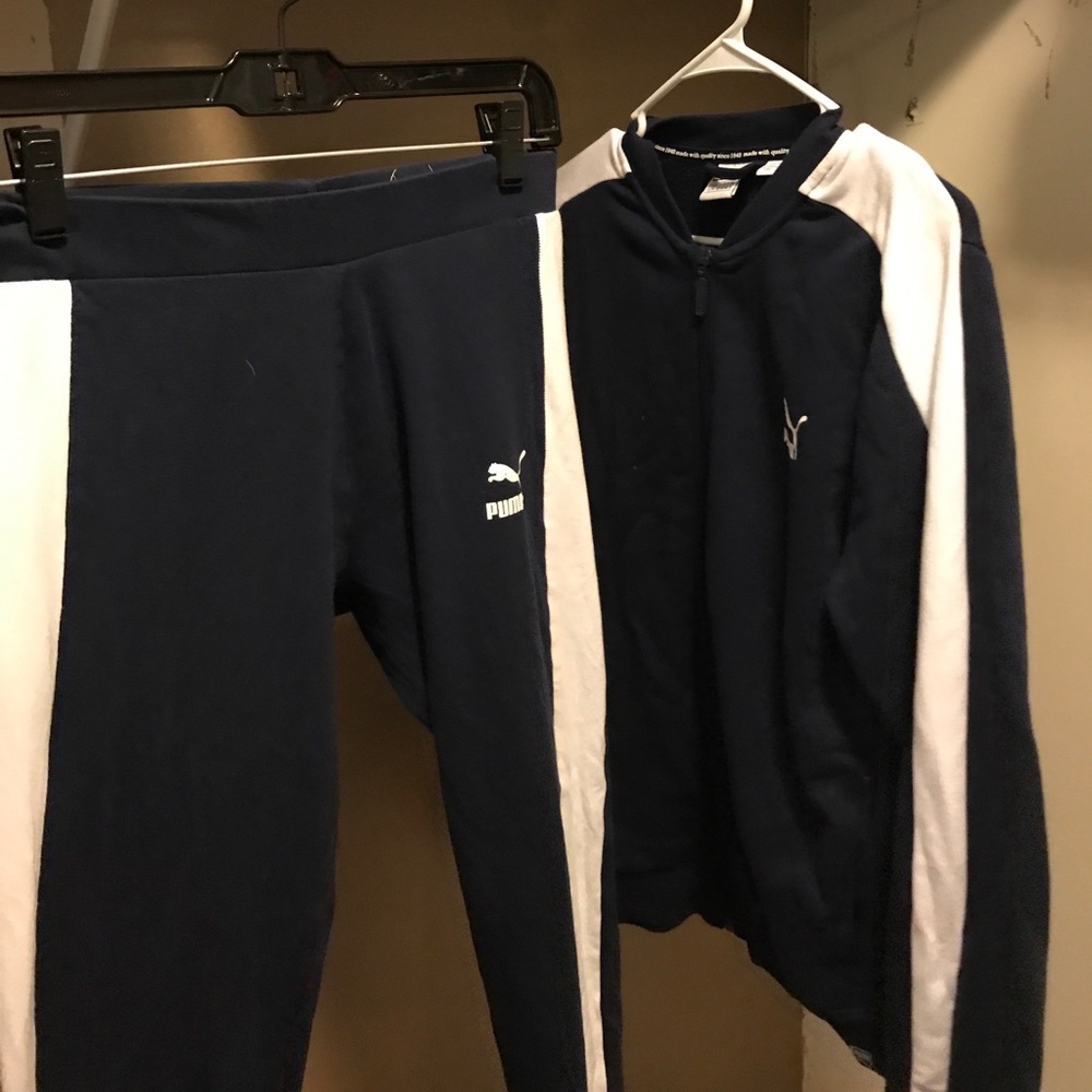 Puma track cotton tracksuit