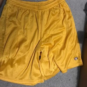 Yellow Champion Shorts