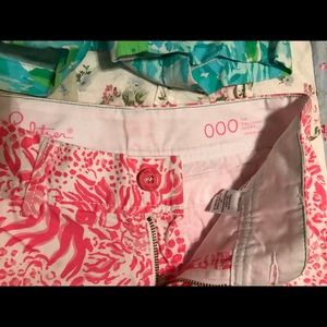 Lilly Pulitzer 000 Pink Callahan Shorts