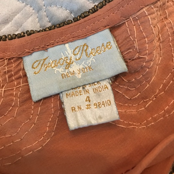 Tracy Reese New York Beautiful Beaded Silk Top - Picture 4 of 8